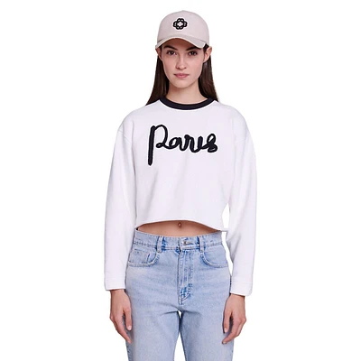 Tipras Paris Cropped Sweatshirt