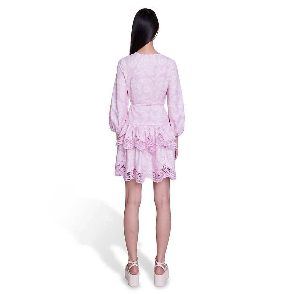 Riley Tiered Linen-Blend Dress