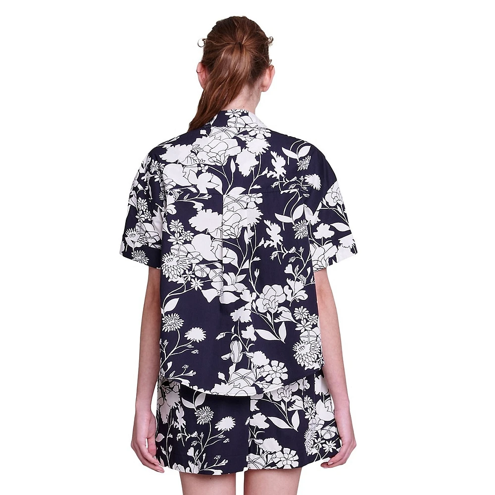 Cifloral Print Shirt