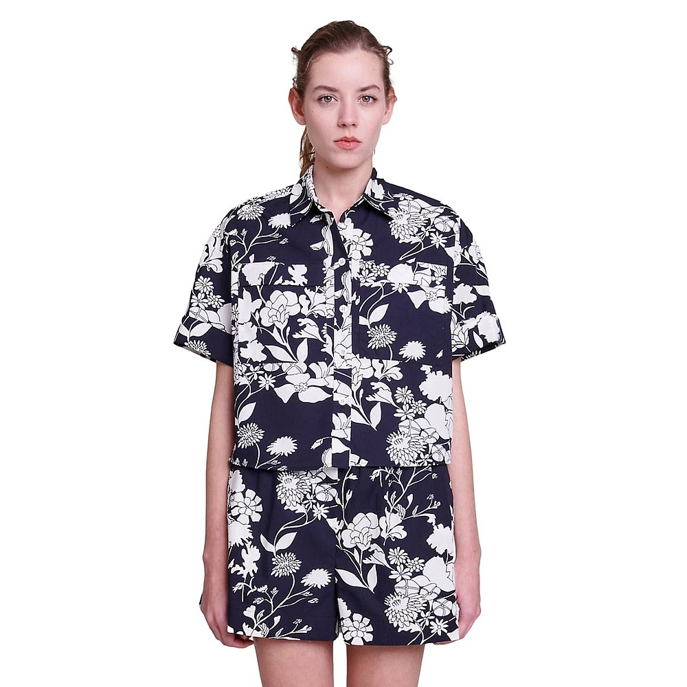 Cifloral Print Shirt