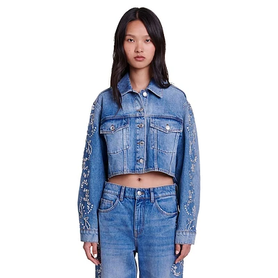 Bromessa Embellished Denim Jacket