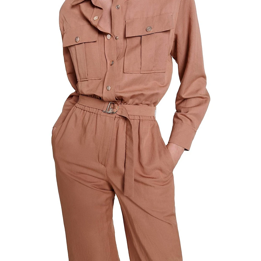 Patay Belted Utility Jumpsuit