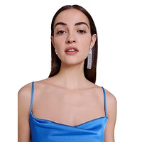 Sleeveless Satin Midi Slipdress