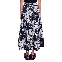 High-Waist Floral Maxi Skirt