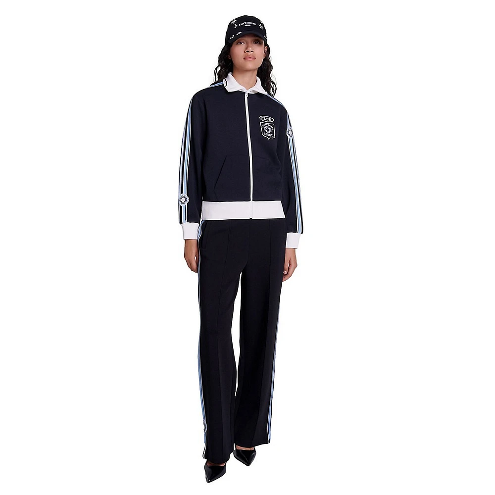 Tolympy Side-Stripe Tracksuit Jacket