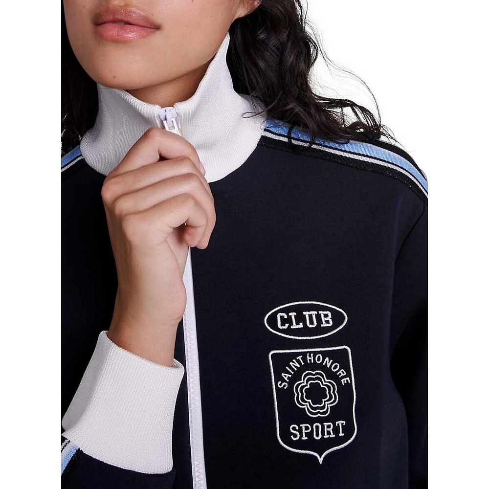 Tolympy Side-Stripe Tracksuit Jacket