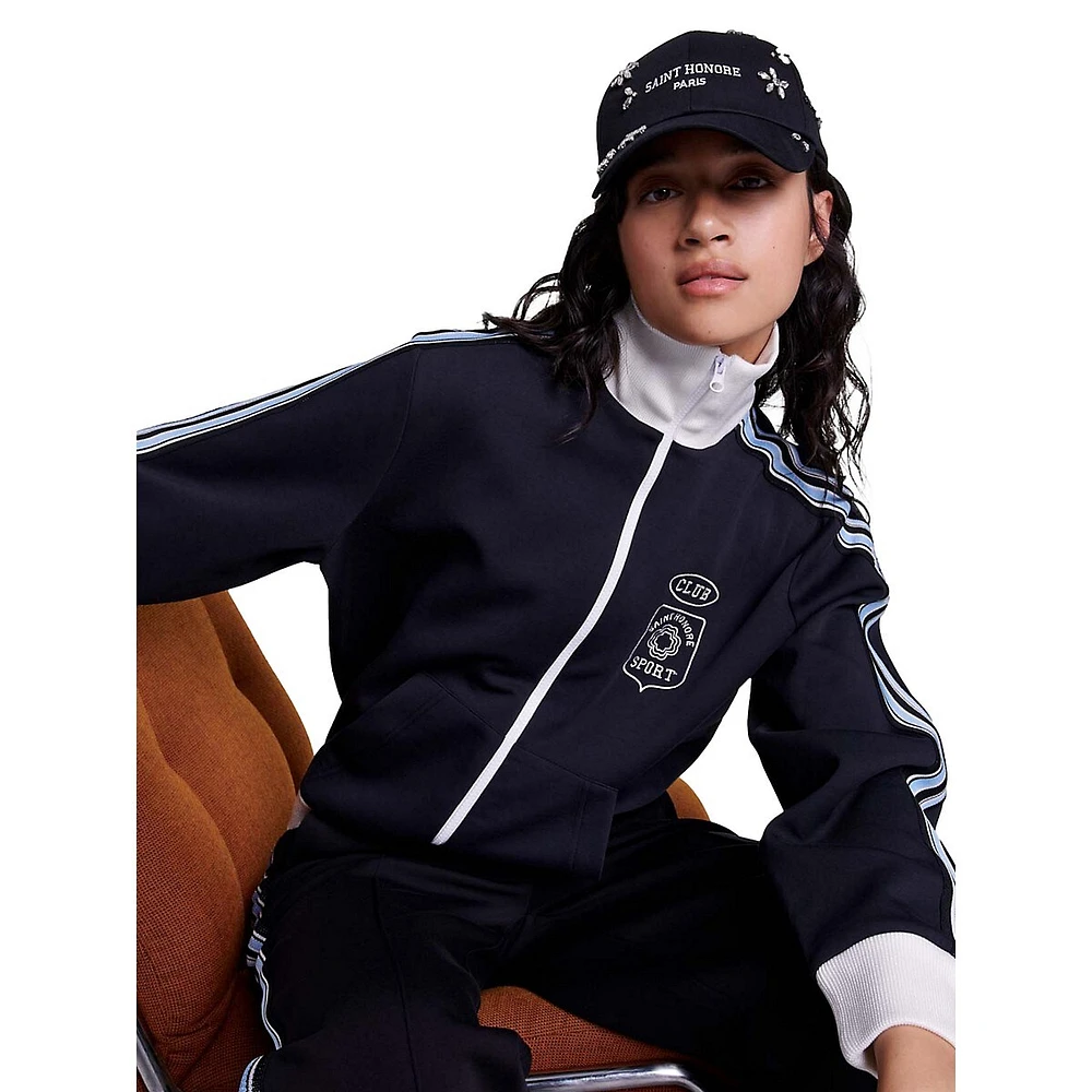 Tolympy Side-Stripe Tracksuit Jacket