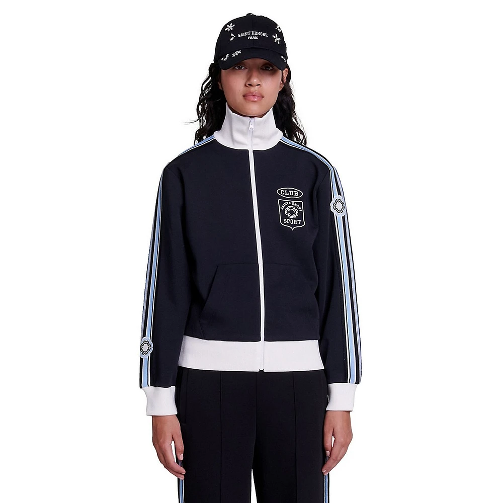 Tolympy Side-Stripe Tracksuit Jacket