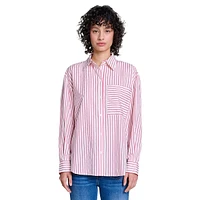 Celiosa Embellished Striped Shirt