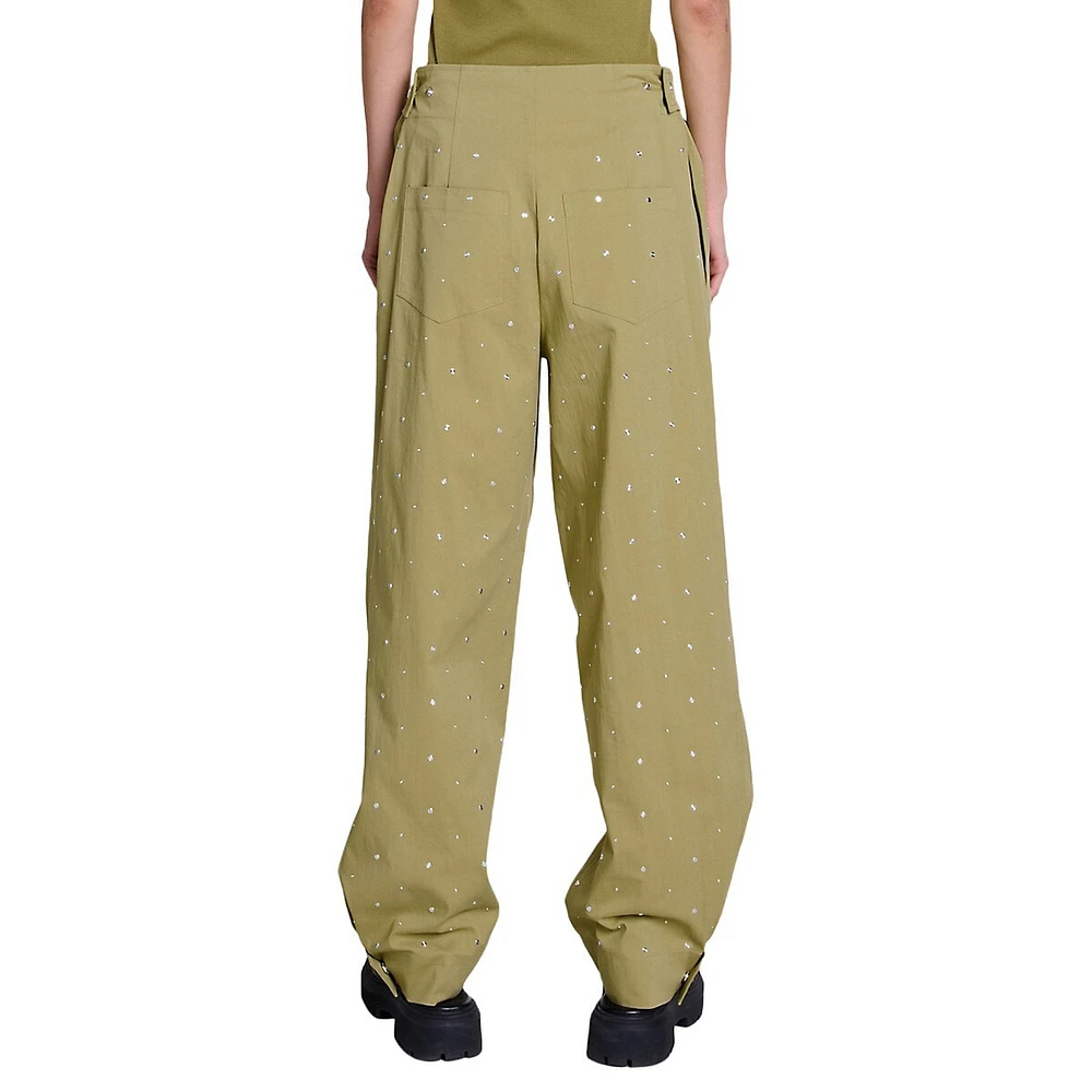 Pistud Studded Baggy Pants