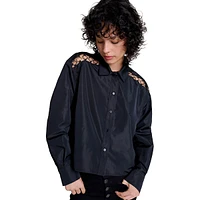 Cevettas Open-Work Shirt