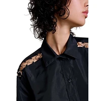 Cevettas Open-Work Shirt