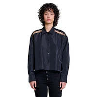 Cevettas Open-Work Shirt