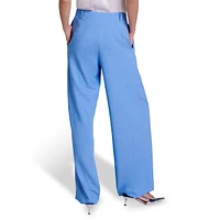 Pivalda Pleated Textured Wide-Leg Pants