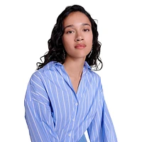 Rajano 2-In-1 Striped Mini Shirtdress