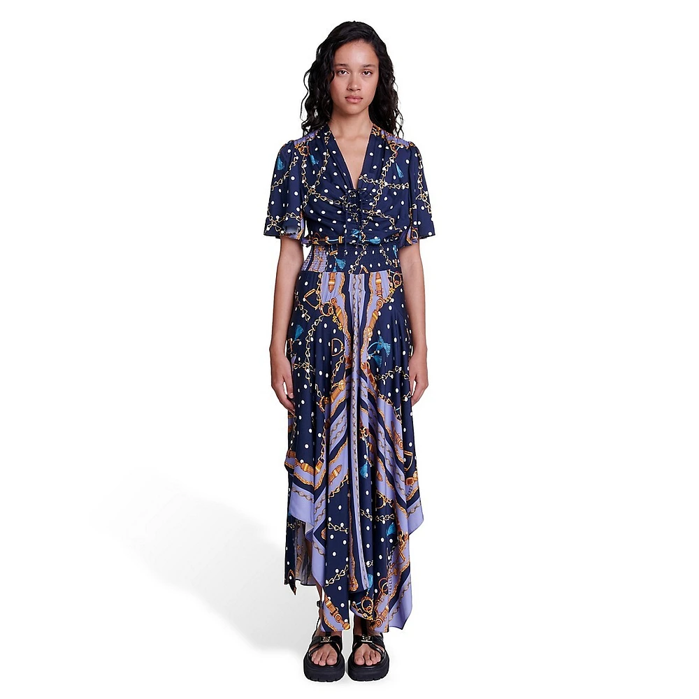 Rachelae Print Maxi Dress