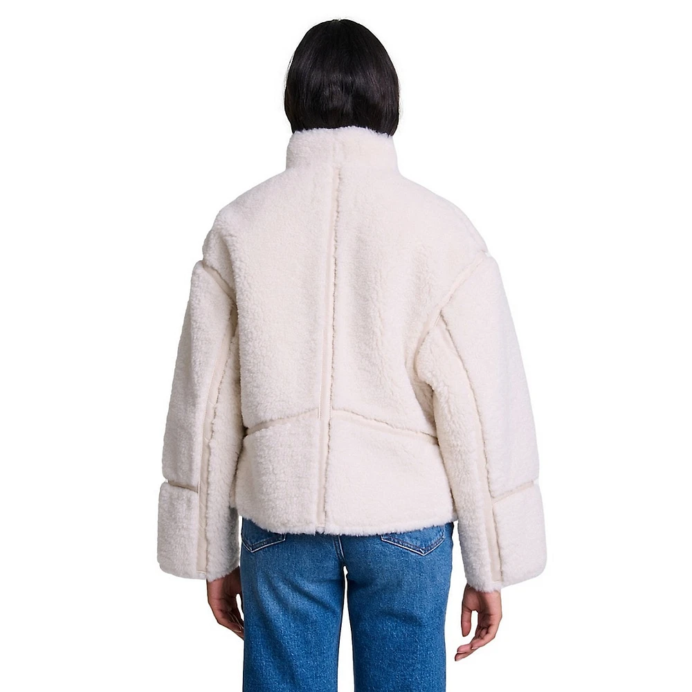 Geaty Faux Shearling Short Coat