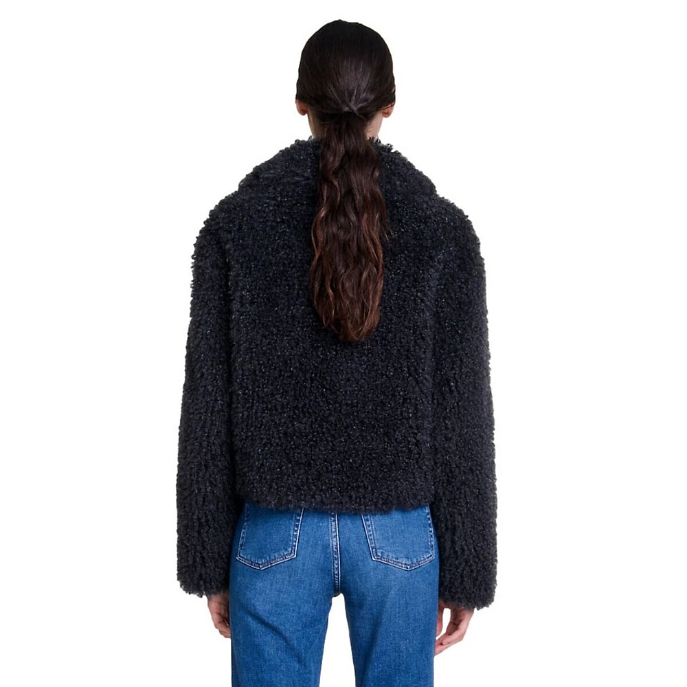 Gabynette Faux Fur Cropped Duffle Coat