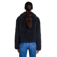 Gabynette Faux Fur Cropped Duffle Coat