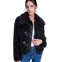 Gabynette Faux Fur Cropped Duffle Coat