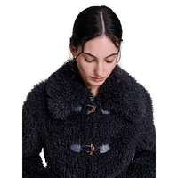 Gabynette Faux Fur Cropped Duffle Coat