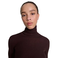 Milko Wool-Silk Turtleneck Sweater