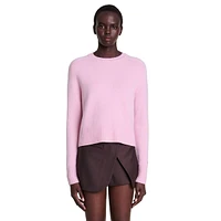 Megiva Cashmere-Blend Crewneck Sweater