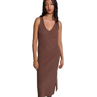 Rage Ribbed Wool Midi Dress & Sweater Set