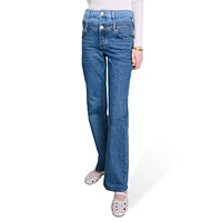 Double-Waistband Jeans