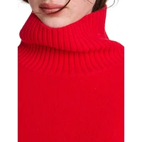 Megevina Cashmere-Blend Turtleneck Sweater