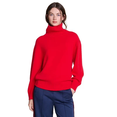 Megevina Cashmere-Blend Turtleneck Sweater