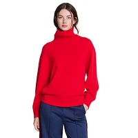 Megevina Cashmere-Blend Turtleneck Sweater