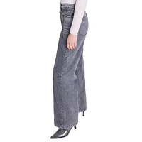 Pantigrey Chain-Belt Wide-Leg Jeans