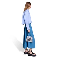 Junim Smoked Denim Midi Skirt