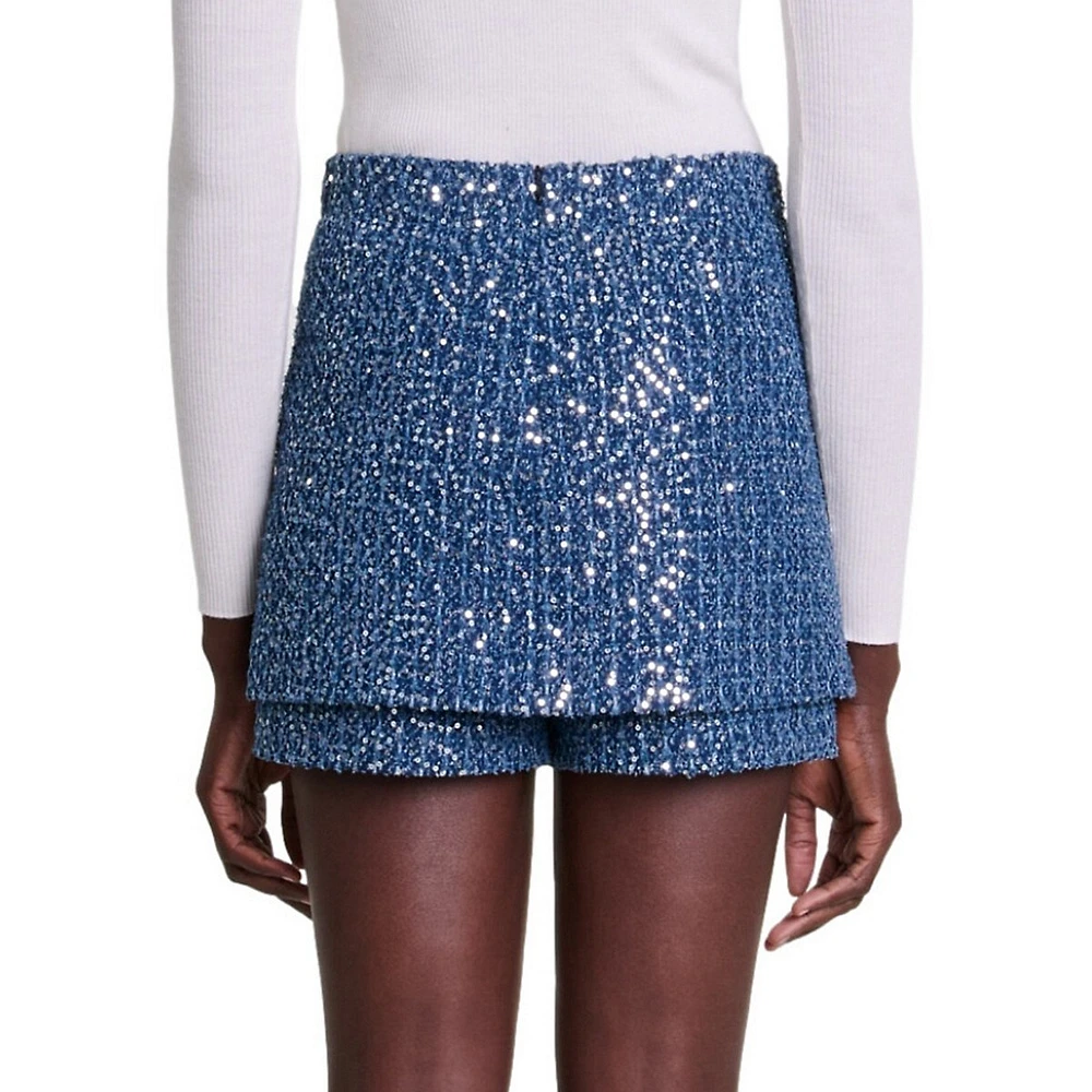 Ialania Sequined Skort