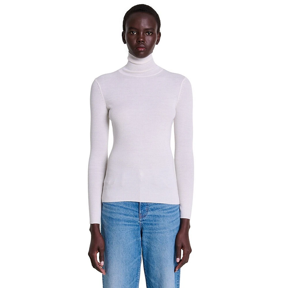 Milkonea Wool-Silk Turtleneck Sweater