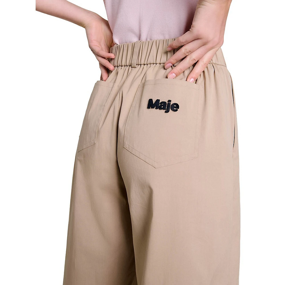 Piuma Buckled Wide Flare Pants