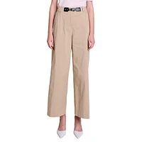 Piuma Buckled Wide Flare Pants