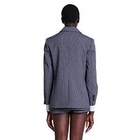 Vernon Dotted Pinstripe Blazer