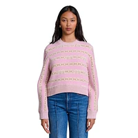 Macar Wool-Blend M-Motif Sweater