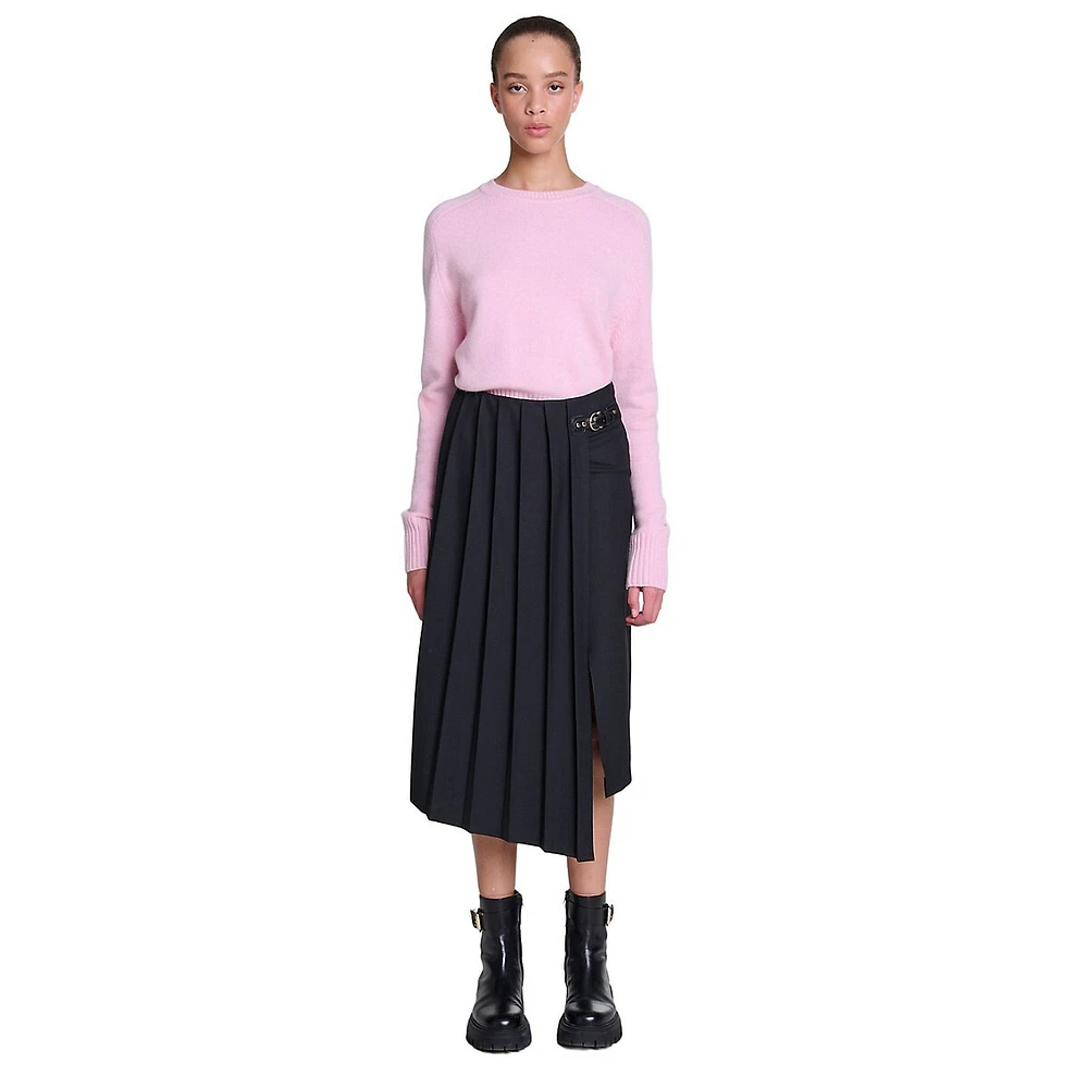 Jennouly Asymmetrical Cutout Midi Skirt