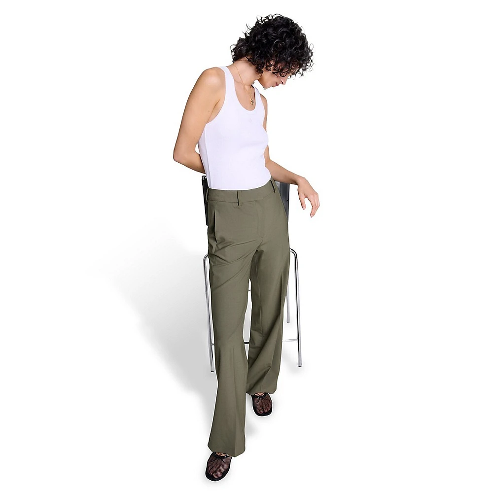 Patrivia Wide-Leg Dress Pants