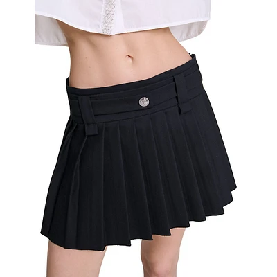 Jinimou Pleated Mini Skirt