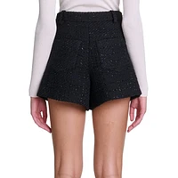 Ibleed Sequin-Tweed Shorts