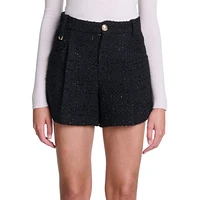 Ibleed Sequin-Tweed Shorts