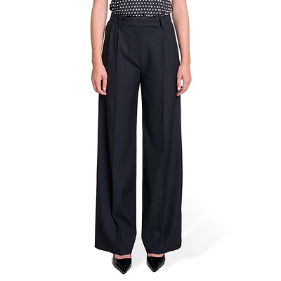 Pernoui Pleated Flare Dress Pants