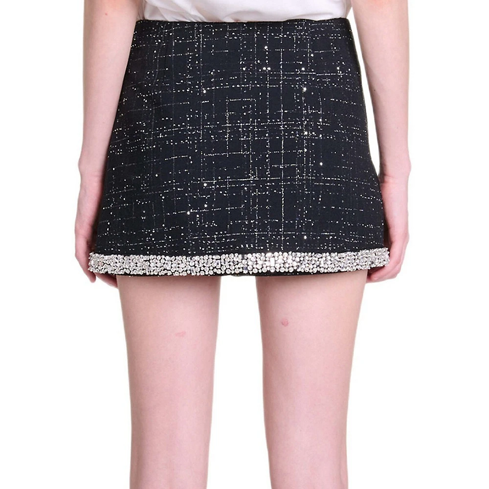 Ipemaia Sequin-Tweed Skort