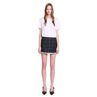 Ipemaia Sequined Tweed Skort