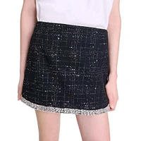 Ipemaia Sequin-Tweed Skort