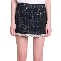 Ipemaia Sequined Tweed Skort